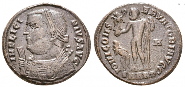 Römisches Kaiserreich - 317-324 - Licinius II. als Caesar (317-324) - Follis - vz-st