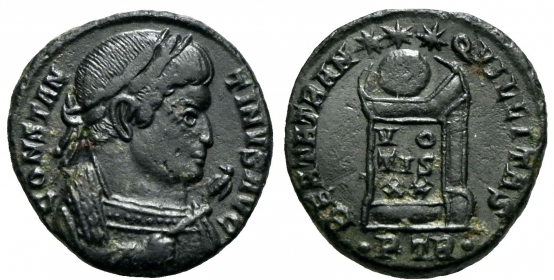 Römisches Kaiserreich - 306-337 - Constantinus I. (307-337) - Follis - vz