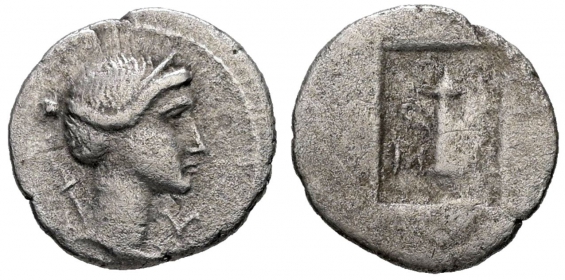 Griechenland - Lykischer Bund - 48-27 BC - Masikytes (48-27 v.Chr./ BC) - 1/4 Drachme - ss+