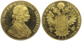 Österreich - 1915 (NP) - 4 Dukaten - Franz Joseph I. - pfr.