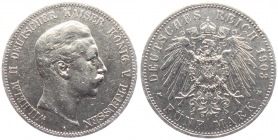 Preussen - J 104 - 1903 A - Wilhelm II. (1888 - 1918) - 5 Mark - ss