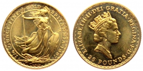 Großbritannien - 1987 - stehende Britannia - 1/4 Unze - 25 Pounds - st