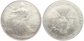USA - 2000 - Silber Eagle - 1 Dollar - 1 Unze -  unc.