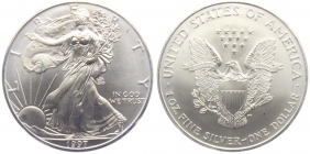 USA - 1997 - Silber Eagle - 1 Dollar - 1 Unze -  unc.