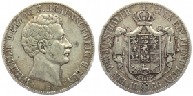 Braunschweig- Lüneburg - 1866 B - Wilhelm (1831 - 1884) - Vereinstaler - f.vz
