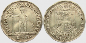 Braunschweig-Lüneburg-Calenberg-Hannover - 1773 LCR - Georg III. (1760 - 1820) - 1/6 Taler - ss