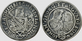 Sachsen - Albertinische Linie - 1610 HVR - Christian II., Johann, Georg August (1591 - 1611) - 1/4 Taler - ss