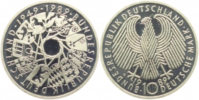BRD - J 446 - 1989 G - 40 Jahre Bundesrepublik - 10 Mark - bankfrisch