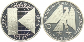 BRD - J 463 - 1996 A - Adolf Kolping - 10 Mark - bankfrisch