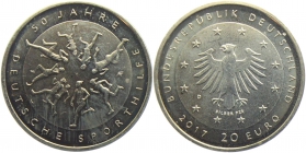 BRD - J 617 - 2017 - 50 Jahre Deutsche Sporthilfe - 20 Euro - bankfrisch