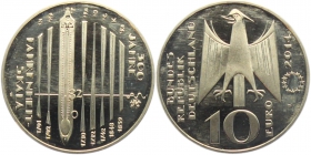 BRD - J 592 - 2014 - 300 Jahre Fahrenheit Skala - 10 Euro - bankfrisch