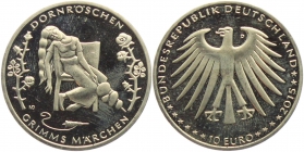 BRD - J 595 - 2015 - Grimms Märchen - Dornröschen - 10 Euro - bankfrsich