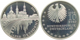 BRD - J 522 - 2006 - 800 Jahre Dresden - 10 Euro - PP