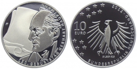 BRD - J 575 - 2012 - 150. Geburtstag von Gerhart Hauptmann - 10 Euro - PP