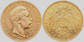Preussen - J 251 - 1895 A - Wilhelm II. (1888 - 1918) - 10 Mark - ss-vz