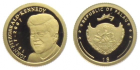 Palau - 2007 - John F. Kennedy - 1 Dollar - PP