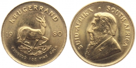 Südafrika - 1980 - Krügerrand - Springbock - 1 Unze - st