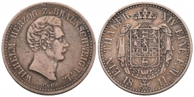 Braunschweig - Lüneburg - 1841 CvC - Wilhelm (1831 - 1884) - Taler - ss