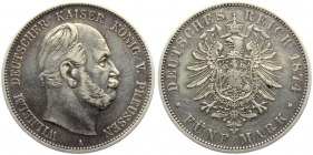 Preussen - J 97 - 1874 A - Wilhelm I. (1861 - 1888) - 5 Mark - ss-vz