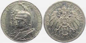 Preussen - J 106 - Kaiser Wilhelm II. (1888 - 1918) - 200-Jahrfeier - 5 Mark - ss