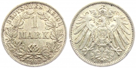 Kaiserreich - J 17 - 1903 A - 1 Mark - großer Adler - vz