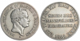 Brandenburg - Preussen - 1841 A - Friedrich Wilhelm IV. (1840 - 1861) - Ausbeutetaler - ss+