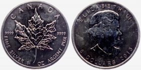 Kanada - 2013 - Maple Leaf - 1 Unze - 5 Dollars - unc