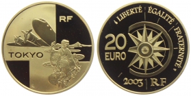 Frankreich - 2003 - Erstflug Paris - Tokio 1924  - 20 Euro - PP