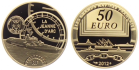 Frankreich - 2012 - Schiff - La Jeanne D'Arc  - 50 Euro - PP