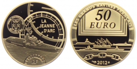 Frankreich - 2012 - Schiff - La Jeanne D'Arc - 50 Euro - PP