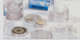 Premium-Münzkapseln im 10er-Pack - Ø 22 mm - z.B. für 1/4 Unze USA, China, RSA, A, GB