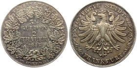Frankfurt - 1843 - Doppeltaler - f.vz