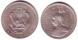 Deutsch Ostafrika - N 713 - 1900 - 1 Rupie - ss+