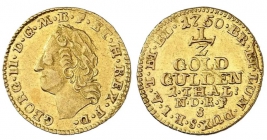 Braunschweig-Lüneburg (Hannover) - 1750 - Georg II. (1727-1760) - 1/2 Goldgulden - Taler - vz