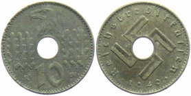Reichskreditkassen - N 619 - 1940 A - 10 Pfennig - vz