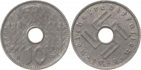 Reichskreditkassen - N 619 - 1940 G - 10 Pfennig - vz+