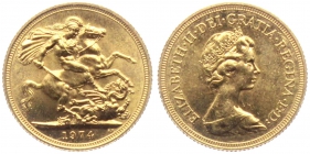 Großbritannien - 1974 - Elisabeth II. (seit 1953) - Sovereign - f.st