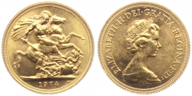 Großbritannien - 1974 - Elisabeth II. (seit 1953) - Sovereign - f.st