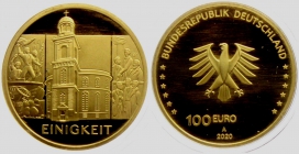 Deutschland - 2020 A - Säulen der Demokratie - Einigkeit - 100 Euro - st