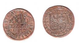 Hessen-Darmstadt - 1759 A(7)K - Ludwig VIII. (1737-1768) - 12 Kreuzer - vz