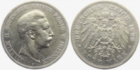 Preussen - J 104 - 1899 A - Wilhelm II. (1888 - 1918) - 5 Mark - ss