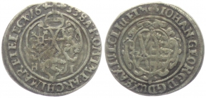 Sachsen, Albert. Linie - 1633 HI - Johann Georg I. (1619-1656) - 1 Groschen - ss+