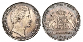 Bayern - 1843 - Ludwig I. (1825-1848) - 2,5 Gulden - Doppeltaler - vz