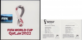 Frankreich - 2022 - Fußball Weltmeisterschaft 2022 in Katar - Pokal - Falke - PP in Box mit Zertifikat