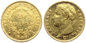 Frankreich - 1808 A - Napoleon I. (1804-1815) - 20 Francs - ss