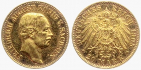 Preussen - J 253 - 1913 A - Kaiser Wilhelm II. (1888-1916) - Büste in Uniform - 20 Mark - st