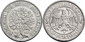 Weimarer Republik - J 331 - 1930 G - Eichbaum - 5 Reichsmark - vz+ - AU 55