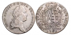 Sachsen - 1789 IEC - Friedrich August (1763-1806) - Ausbeutetaler - ss