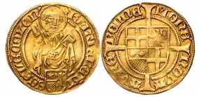 Köln, Erzbistum - 1480-1508 - Hermann IV. Landgraf von Hessen (1480-1508) - Goldgulden - ss-vz