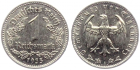 Drittes Reich - J 354 - 1935 A -  1 Reichsmark - vz